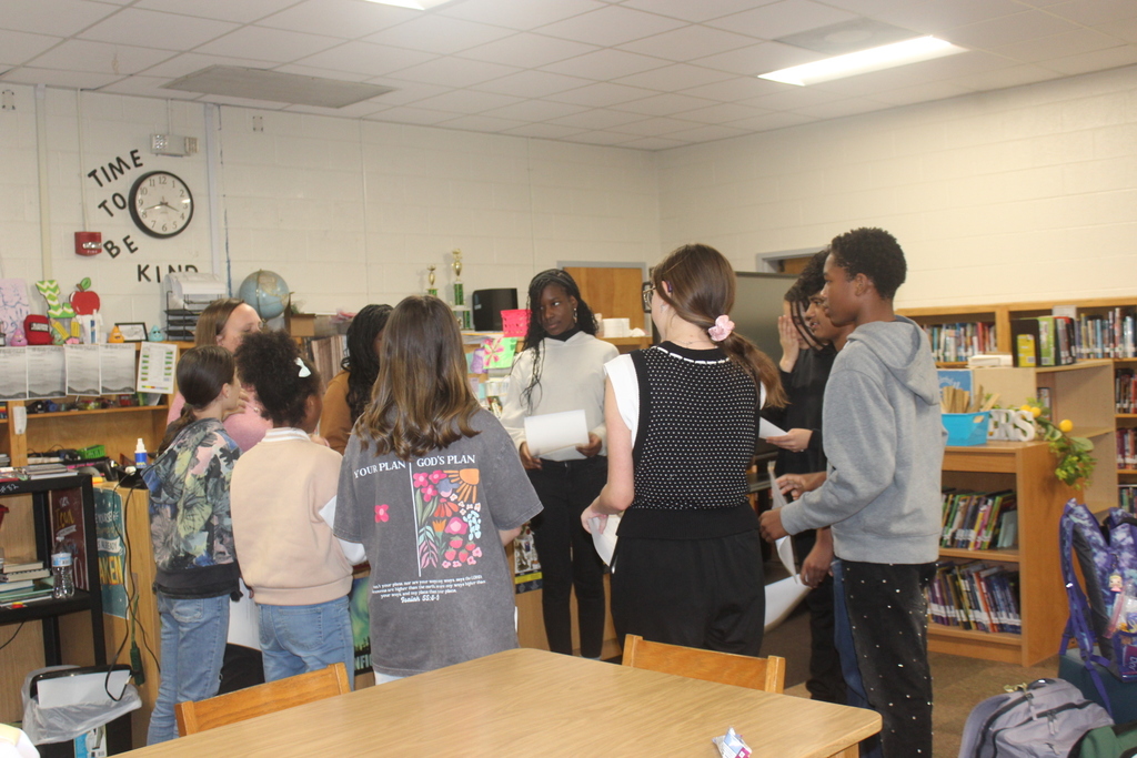 Student Council delegates swear in.