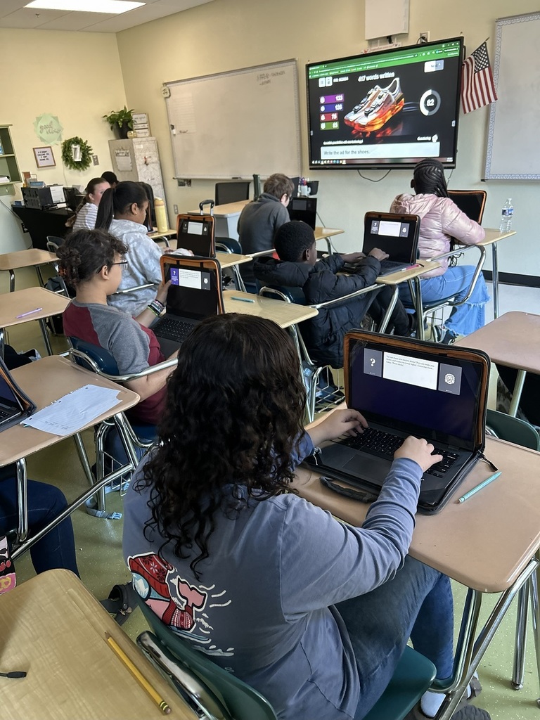 Ms. Upton's students writing