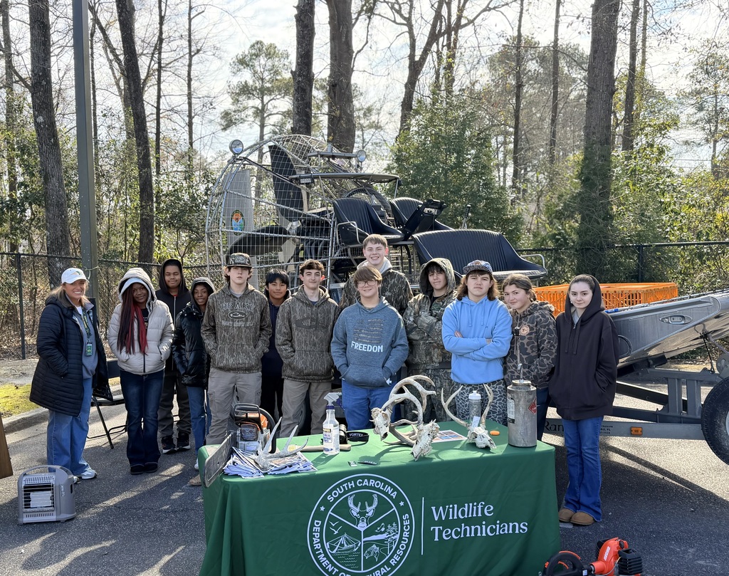 8th Grade Students at SC DNR Field Trip 1