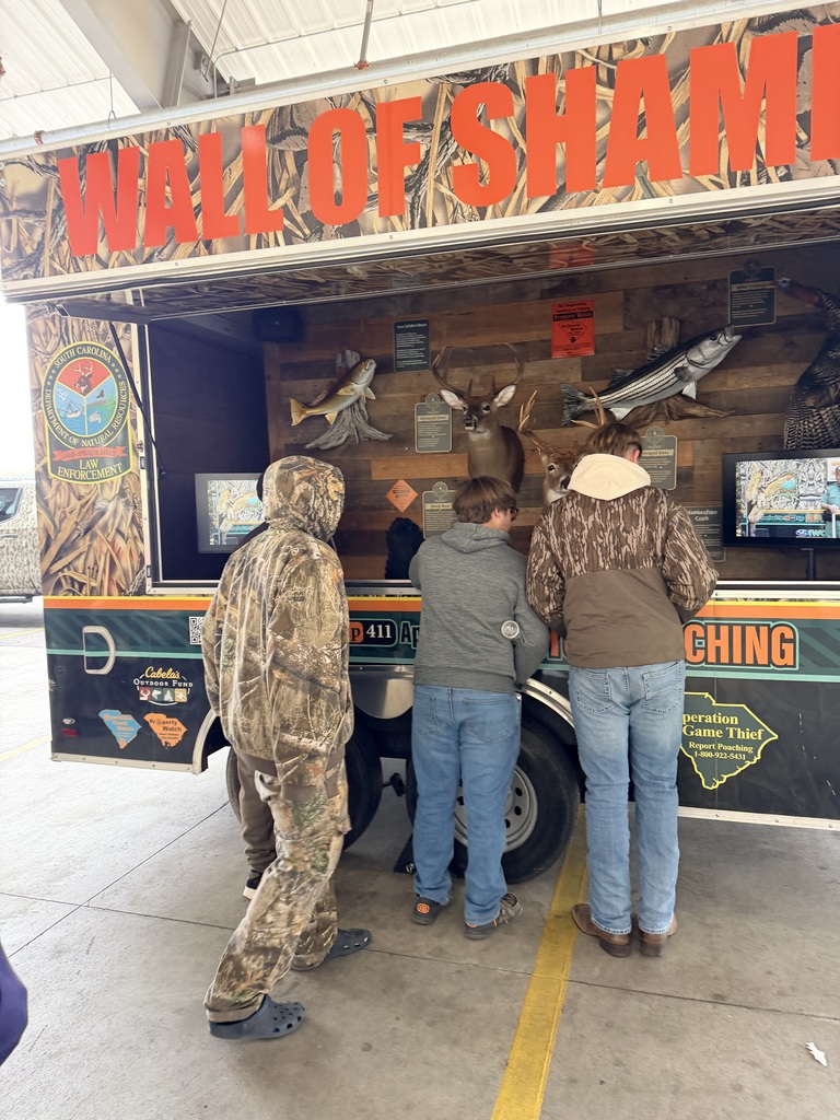 8th Grade Students at SC DNR Field Trip 2