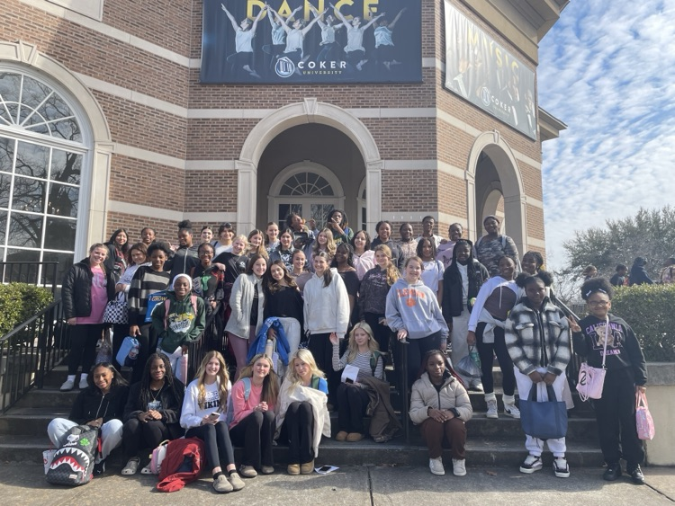 LMS and LHS dance students at Coker Day of Dance