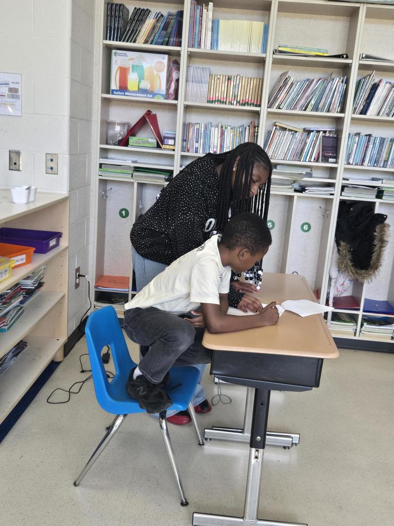 LMS ProTeam students assist in LES classrooms.