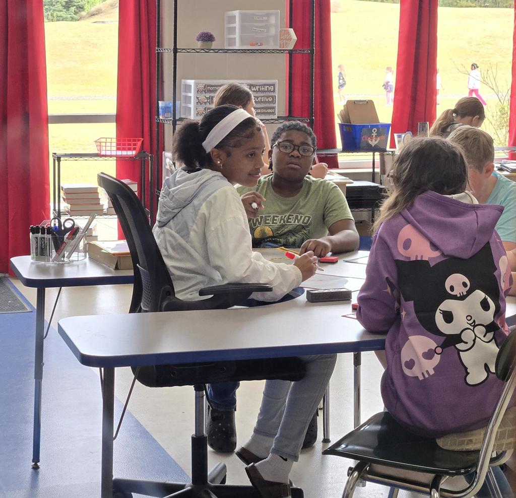 LMS ProTeam students assist in LES classrooms.