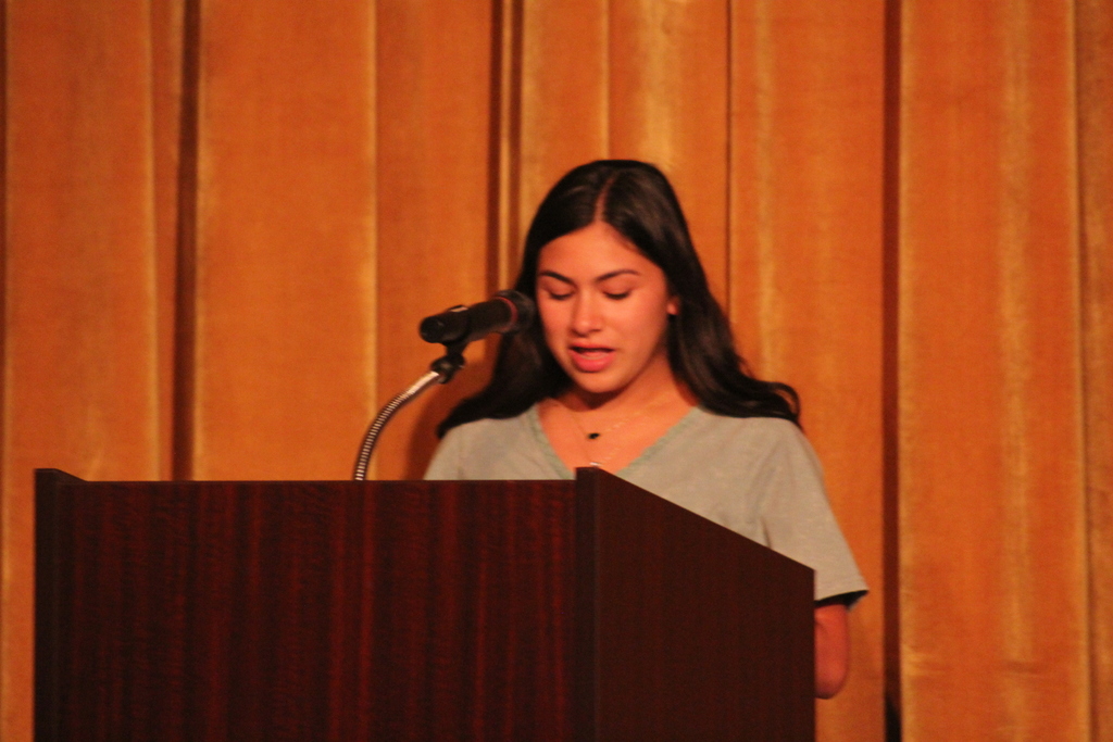 Students participate in the Viking Poetry Slam!