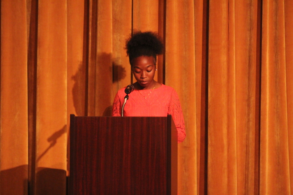 Students participate in the Viking Poetry Slam!