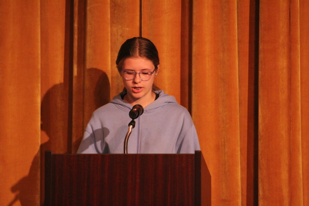 Students participate in the Viking Poetry Slam!