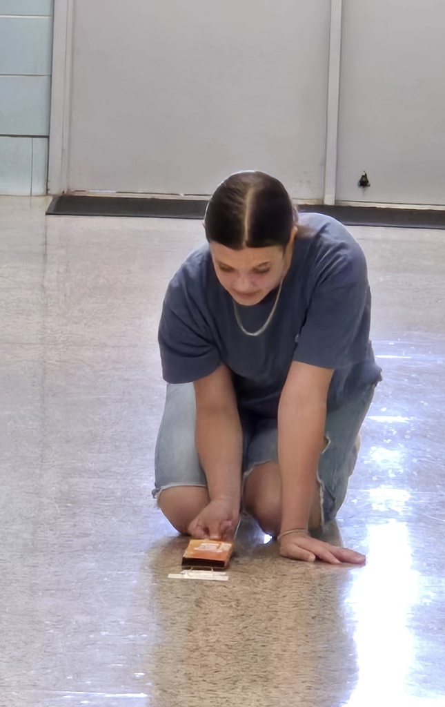 Design and Modeling students test their skimmers.