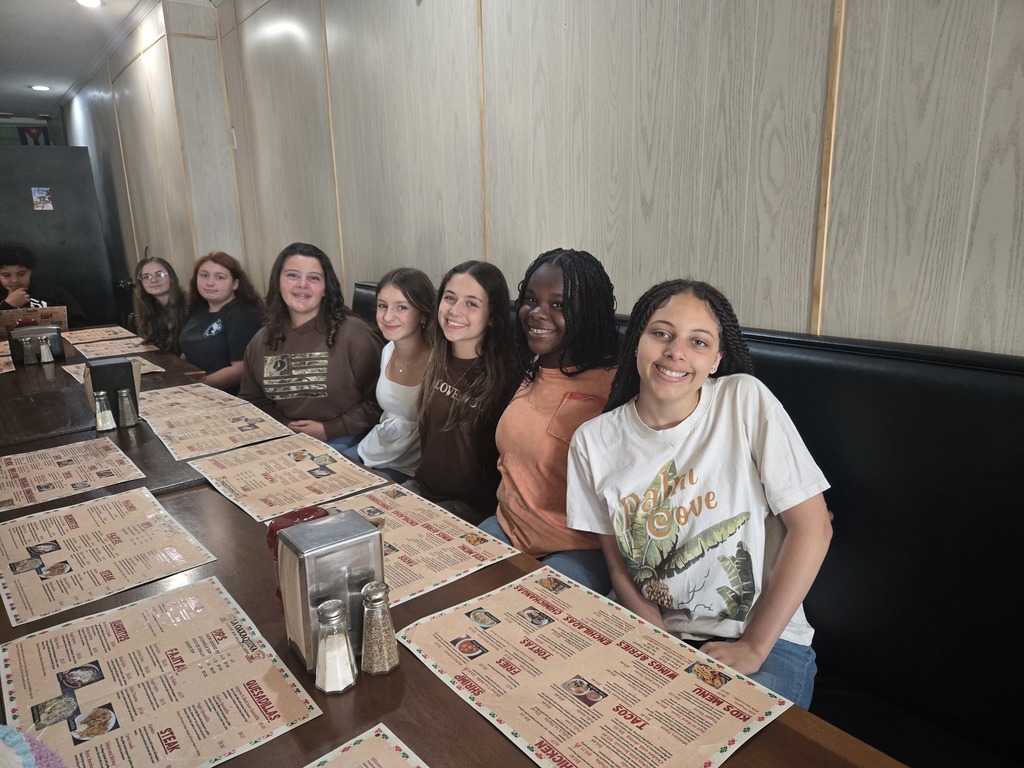 Yearbook students attend the End-of-the-Year Luncheon!