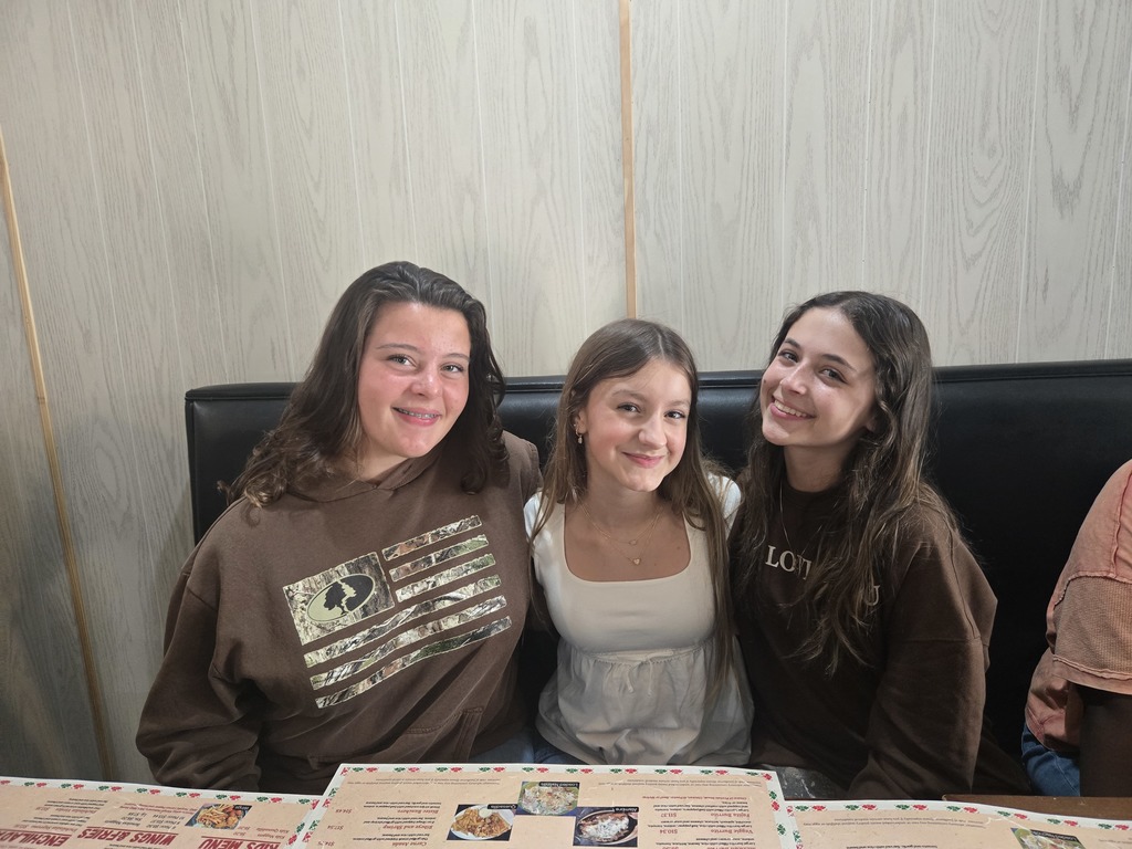 Yearbook students attend the End-of-the-Year Luncheon!