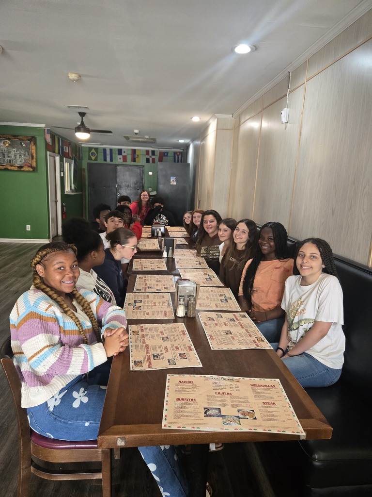 Yearbook students attend the End-of-the-Year Luncheon!
