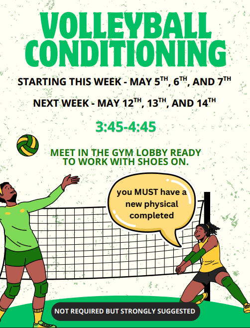Volleyball Conditioning Flyer