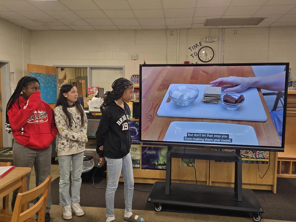 Students teach how to make s'mores in ProTeam.