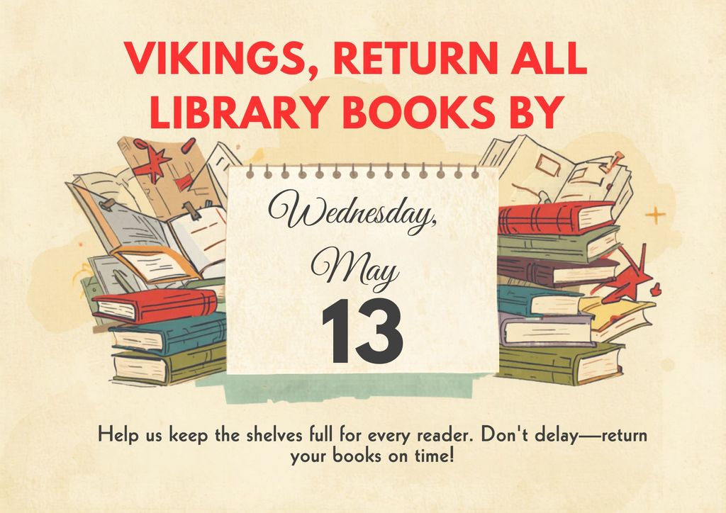 Library Book Return Flyer