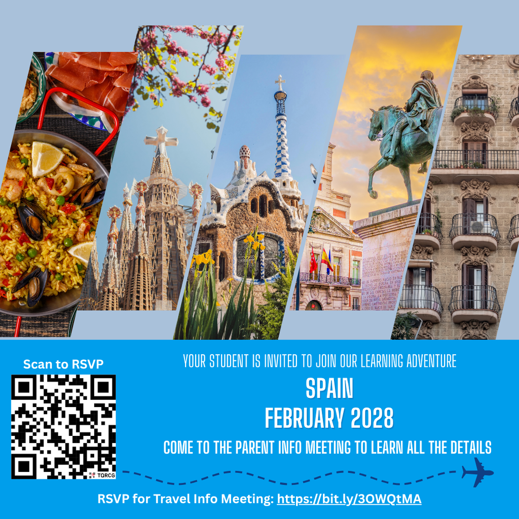 Spain Trip Flyer