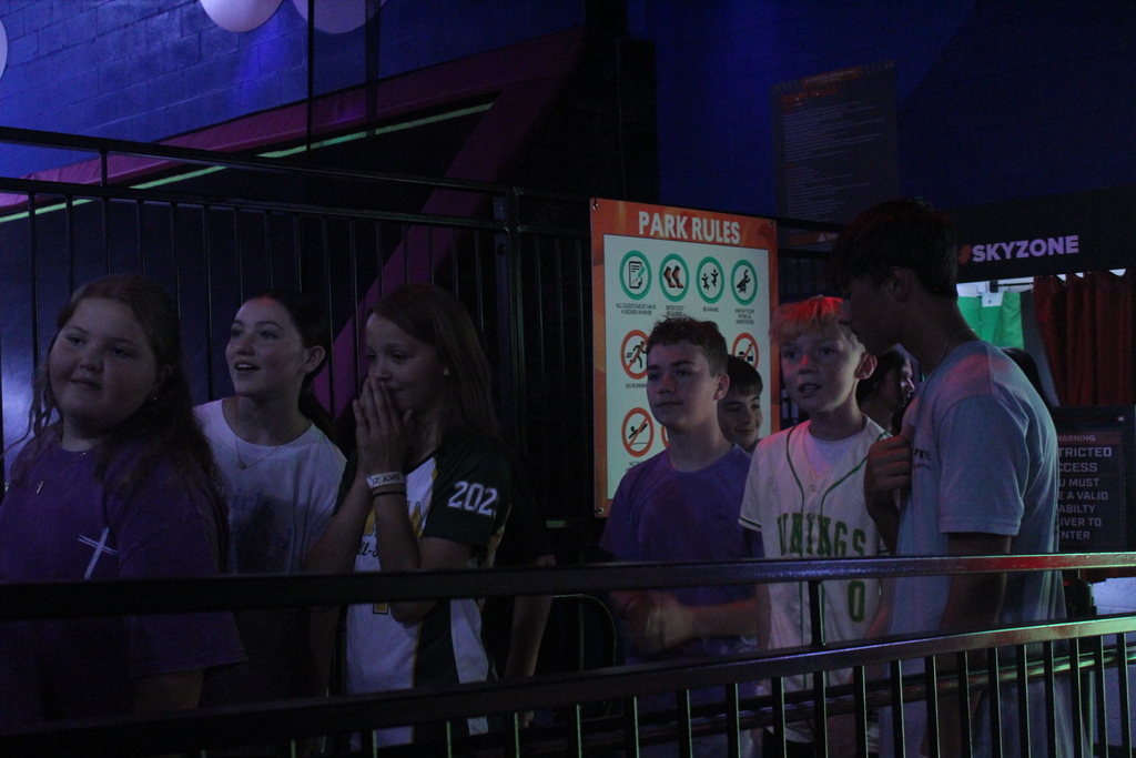 Skyzone - line to enter