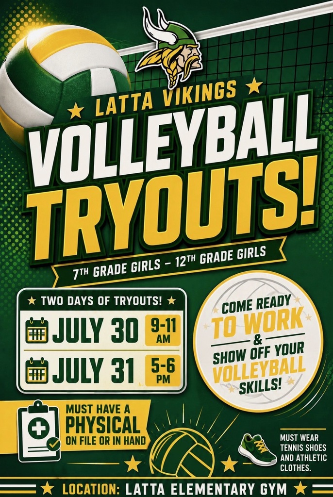 Volleyball Tryouts Flyer