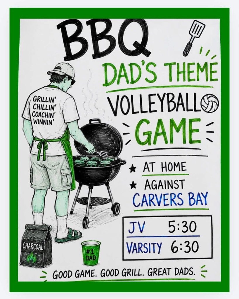 Volleyball Theme Flyer: BBQ (Dad's Theme)