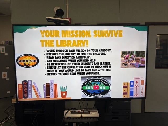 LHS Library Orientation Picture