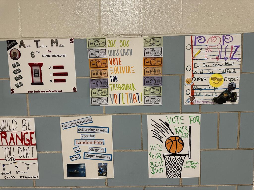 Student Council Campaign Posters