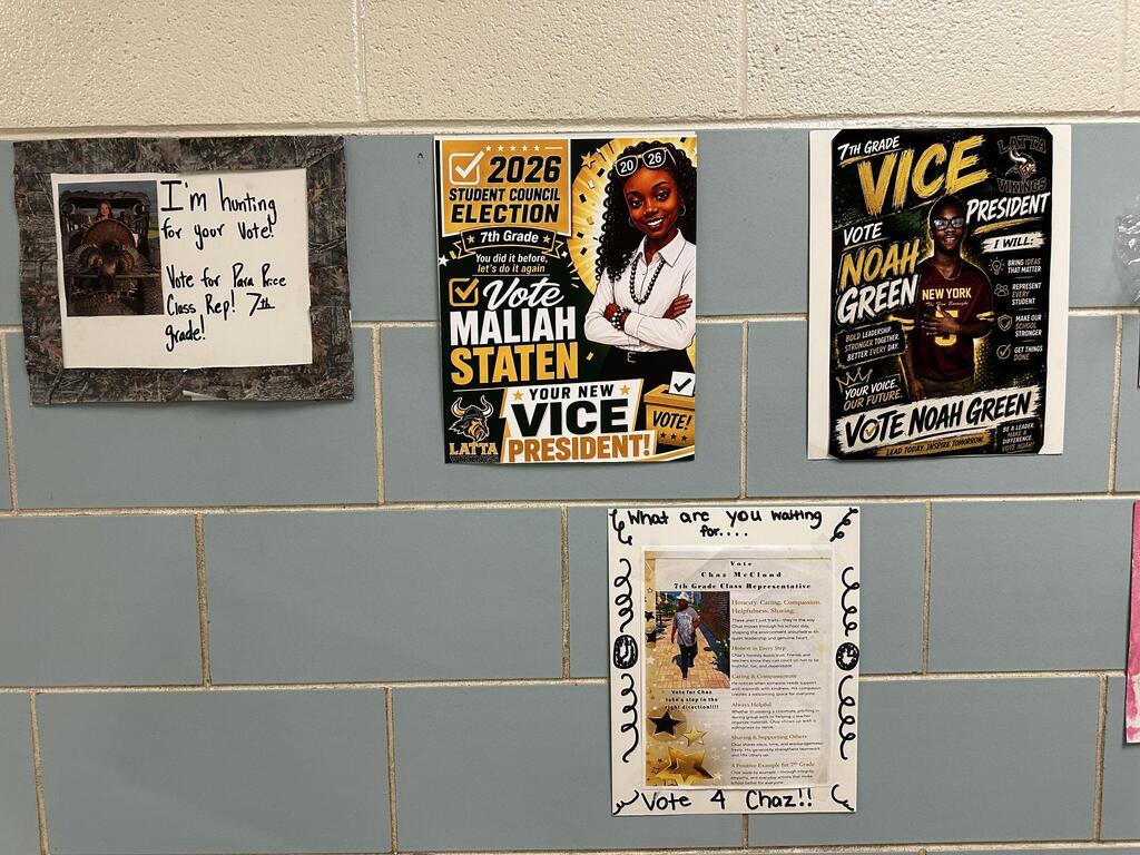 Student Council Campaign Posters