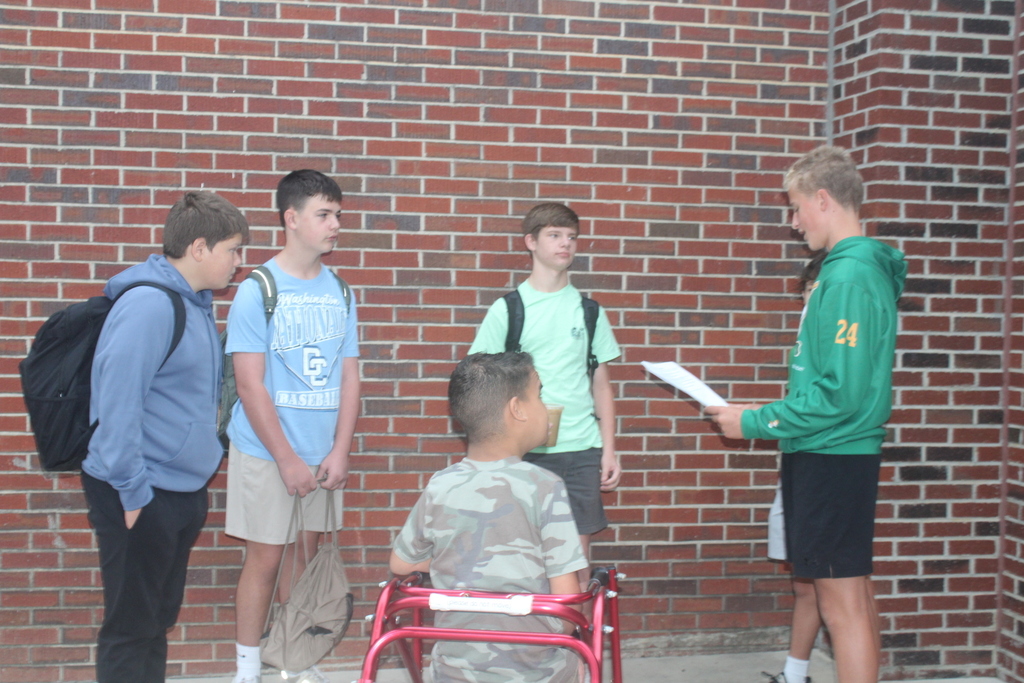 Small group huddle at See You at the Pole
