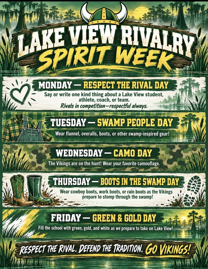 Viking Rivalry Spirit Week 2026
