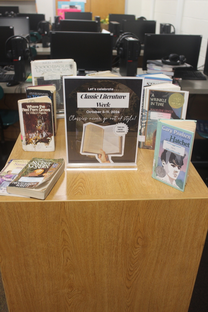 Classic Literature Week Display