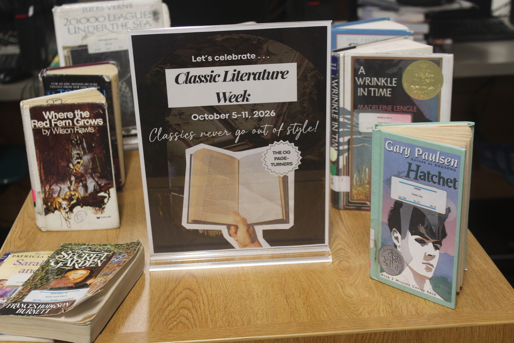 Classic Literature Week Display