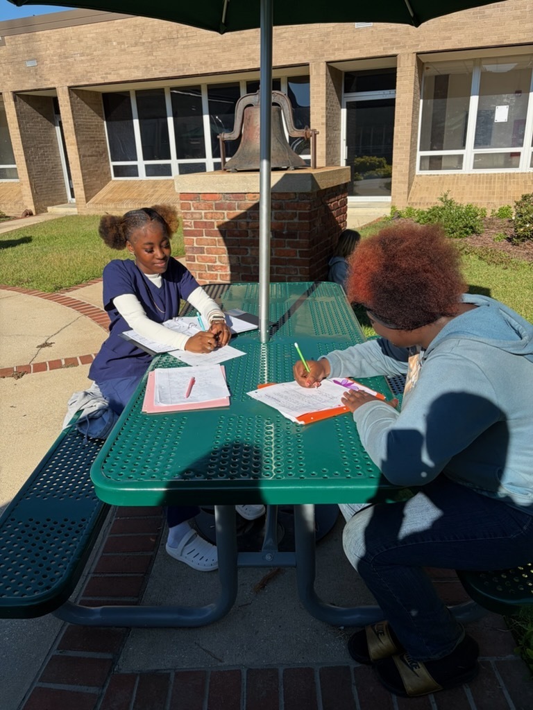 Students writing haikus