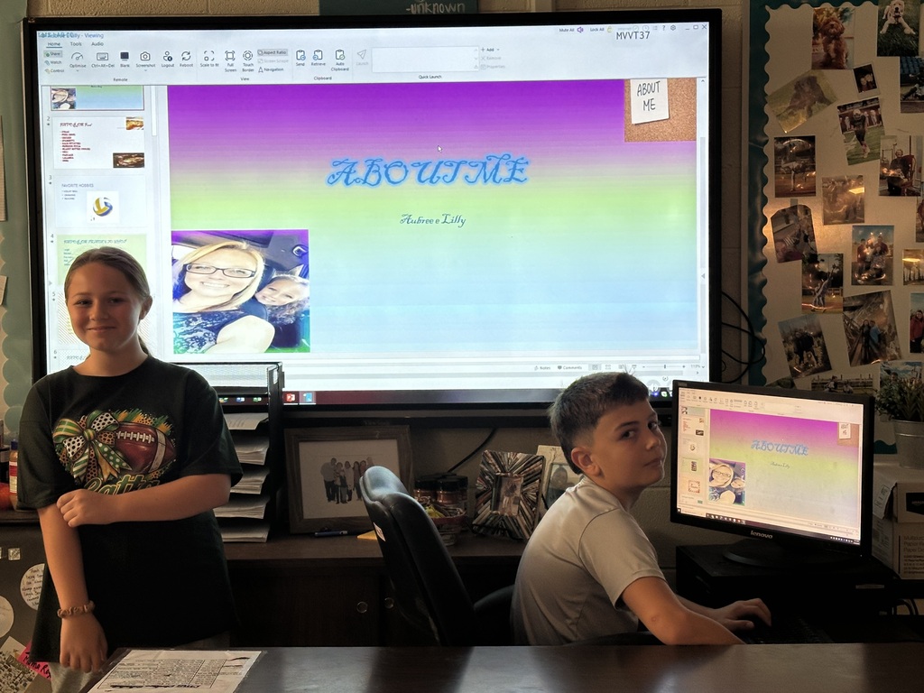 Student participating in Computer class.