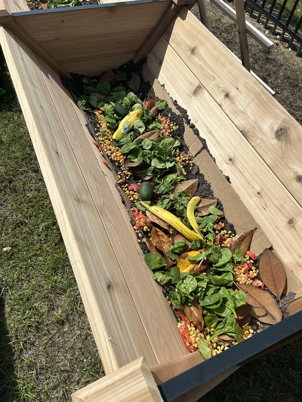 compost in bed