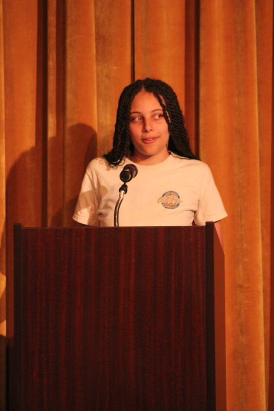 Students share their poems at the Viking Poetry Slam.