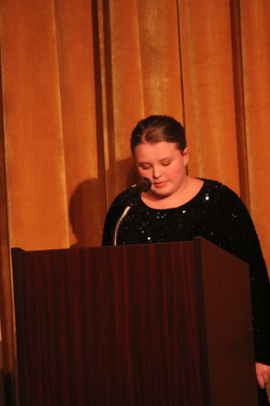 Students share their poems at the Viking Poetry Slam.