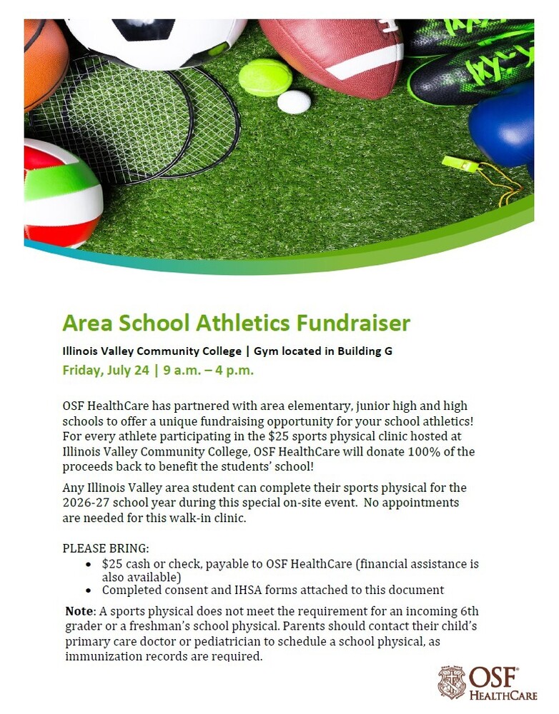 Area School Athletics Fundraiser
