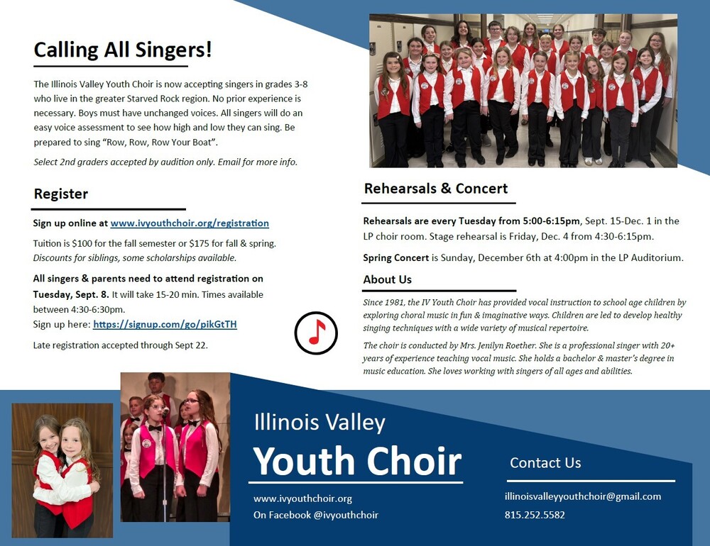 Youth Choir Flyer