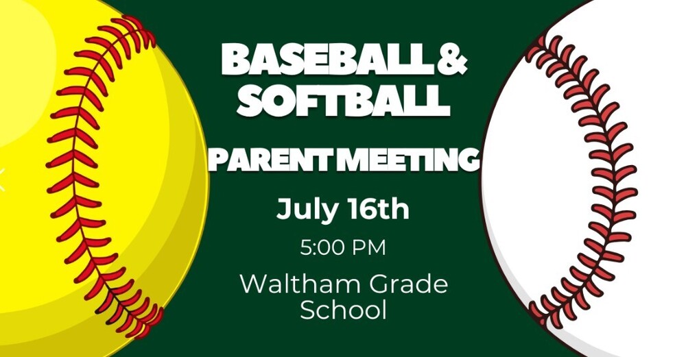 Baseball & Softball Parent Meeting