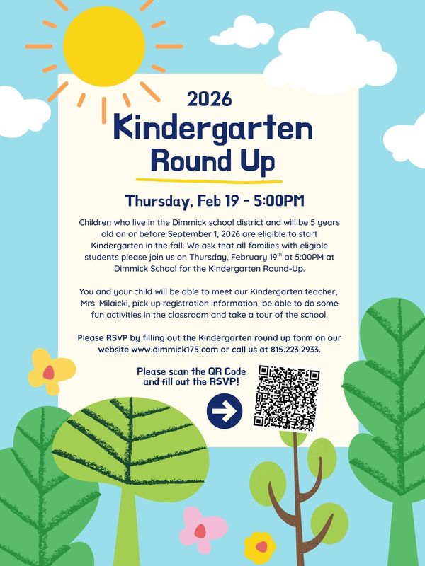 2026 Kindergarten Round Up