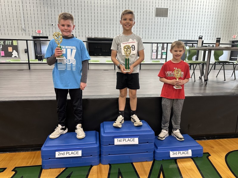 K-5 Boys Dimmick Dash Winners