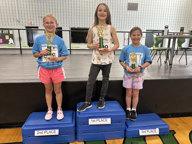 K-5 Girls Dimmick Dash Winners