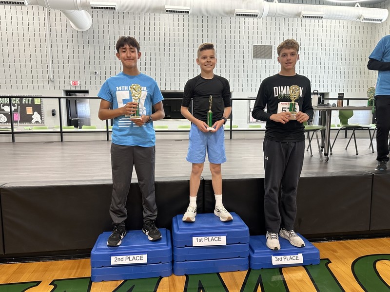 6-8 Boys Dimmick Dash Winners