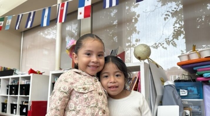 Students smiling