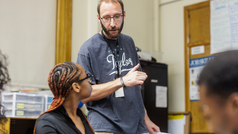 Teacher teaching