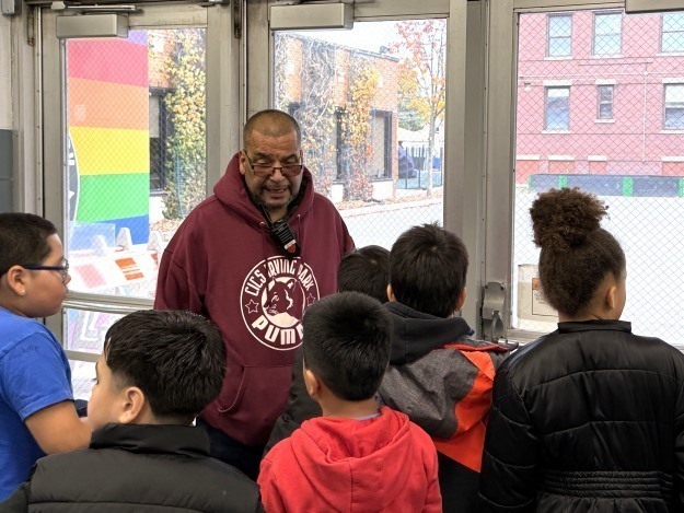 CICS Irving Park Culture Facilitator with Students