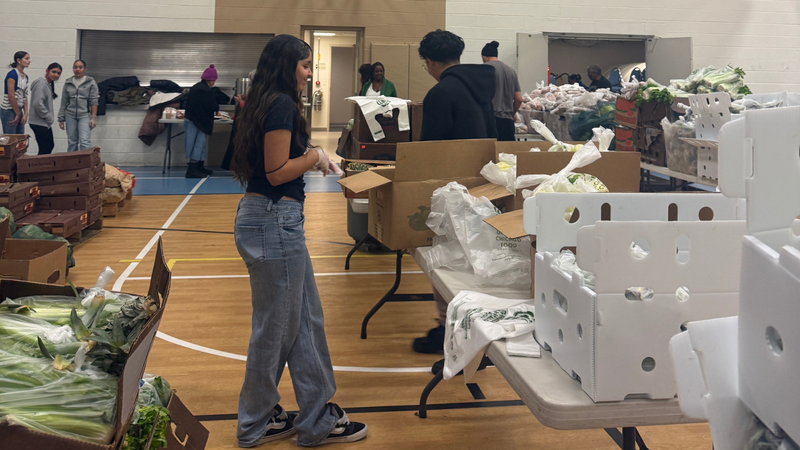 Students giving back