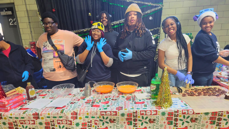 Students giving back