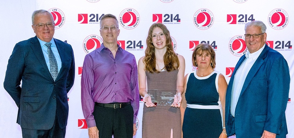 RMHS drum major leads annual arts awards