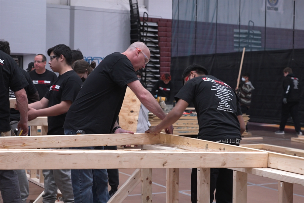 District 214 students leave lasting legacy— tiny homes for veterans