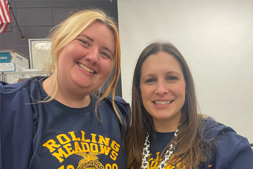 Kirsten Eubanks and Kendall Wright