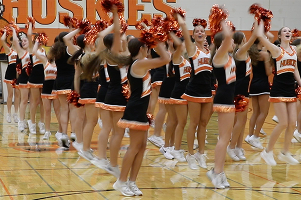 Cheerleaders first day