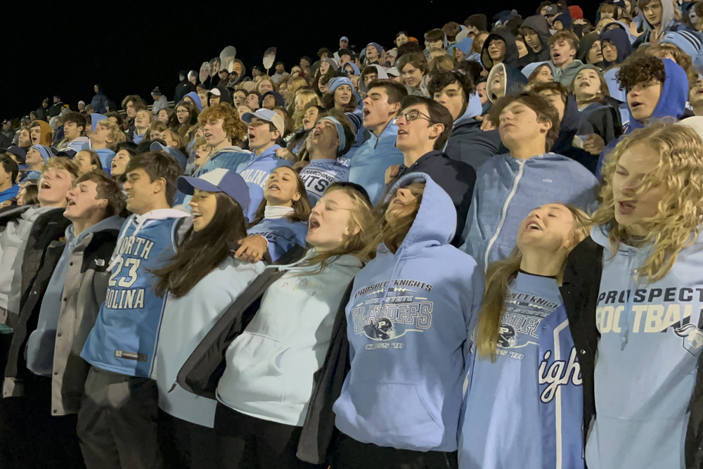 Student section at phs